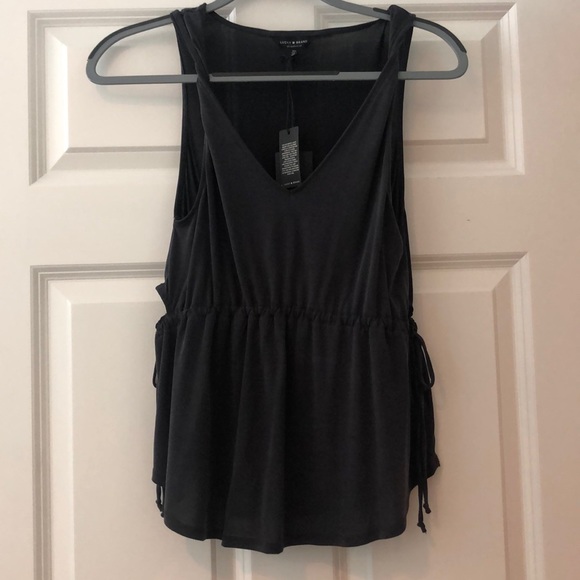 Lucky Brand Tops - Lucky Brand Side Cutout Sandwash Top